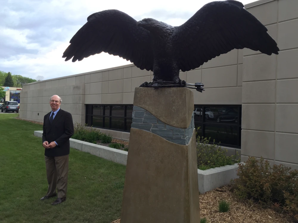 Eagle, West Bend Police Memorial